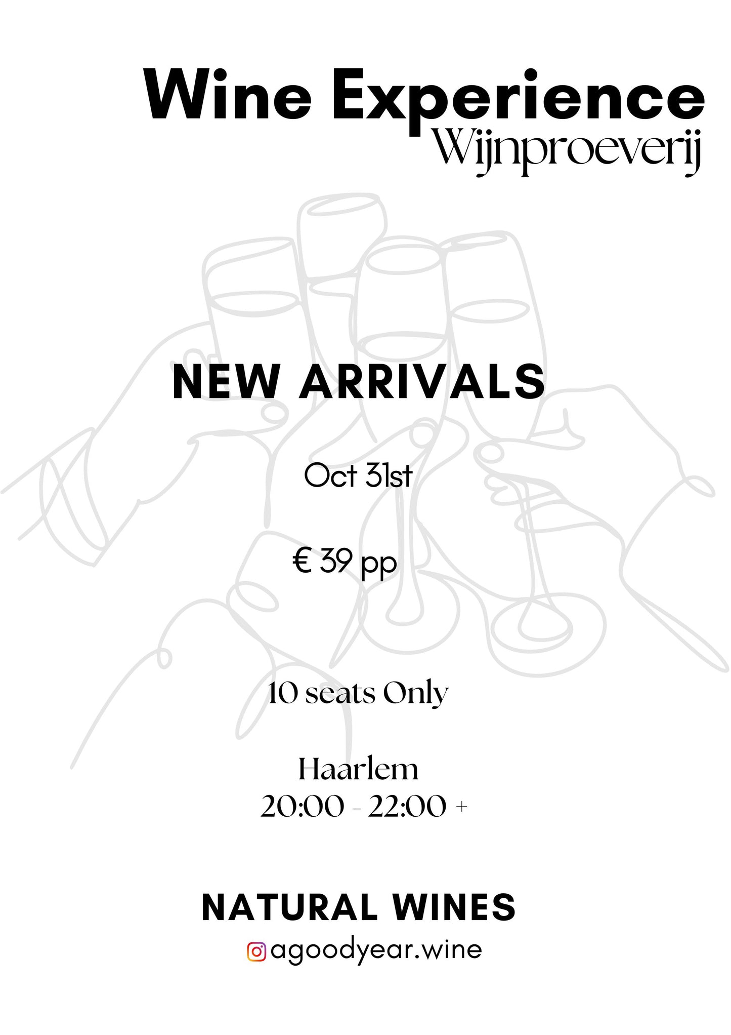 Wine Experience | New Arrivals * Oct 31st