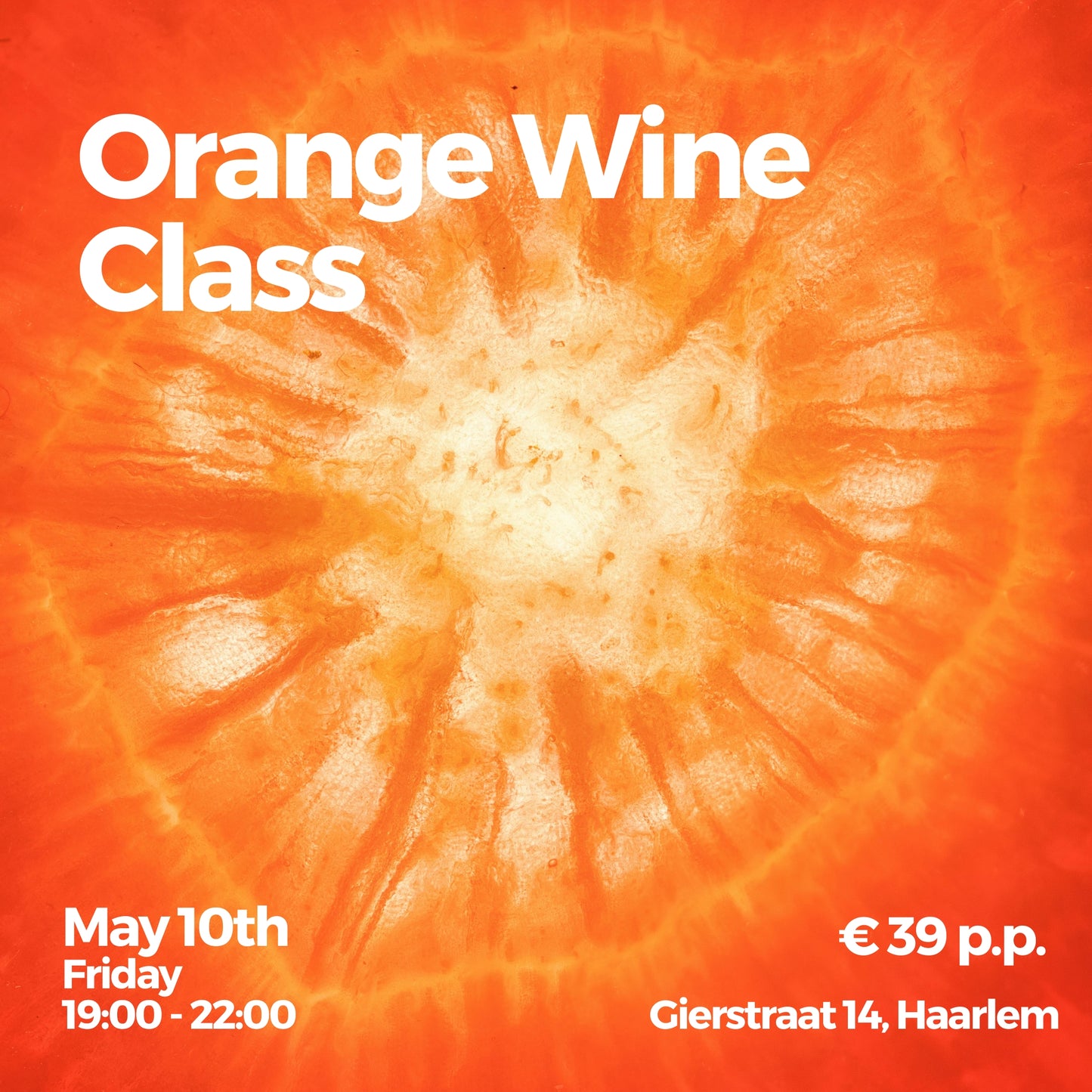 Orange Wine Class